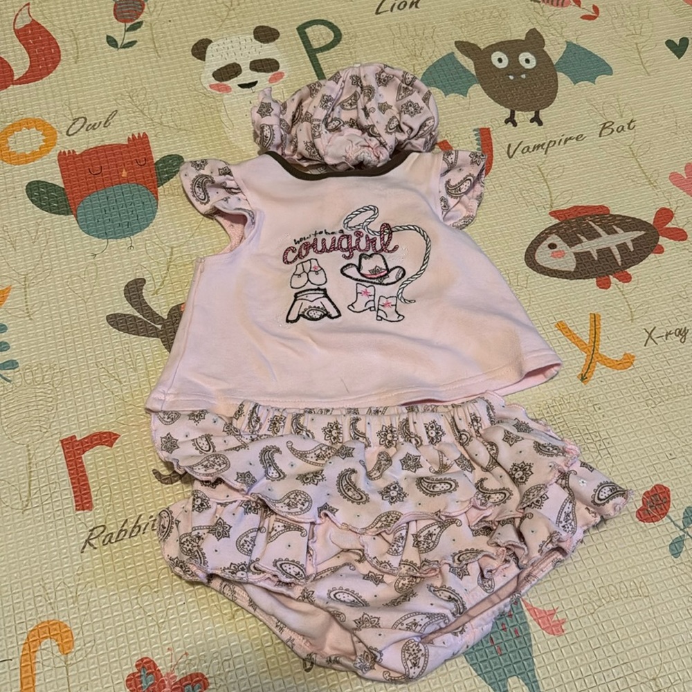 0-3 Month Cowgirl Outfit